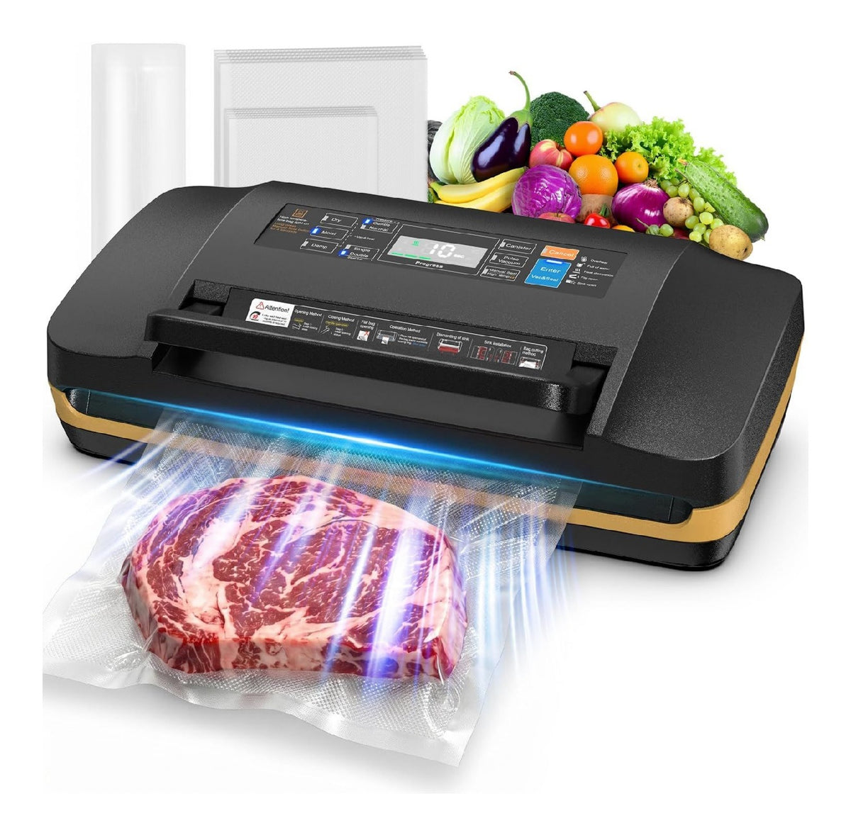 Appareils de mise sous vide noir variante 20