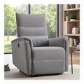 Fauteuils relaxants electrique avec rangement ferme gris clair