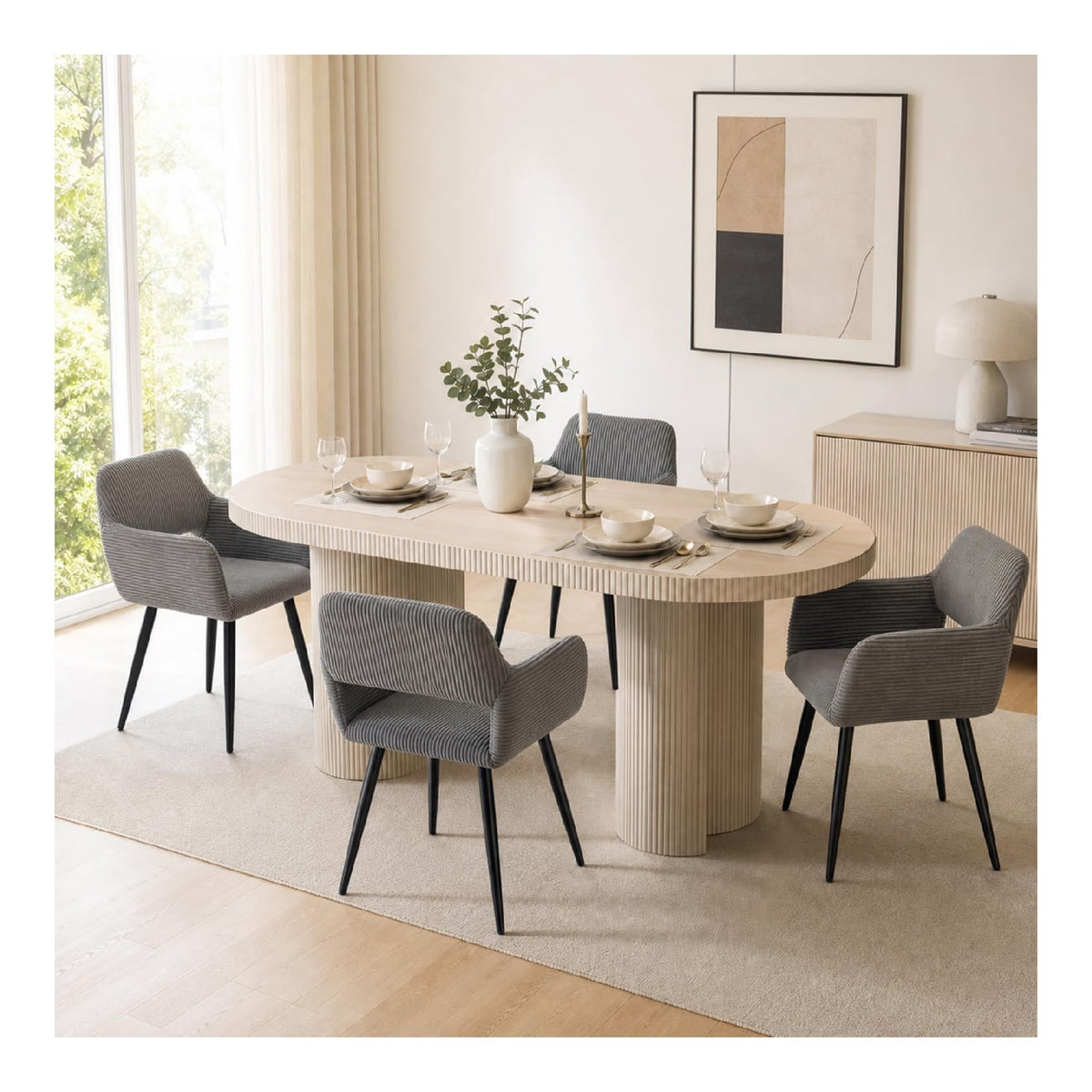 Chaise confortable reglable avec rangement ferme gris