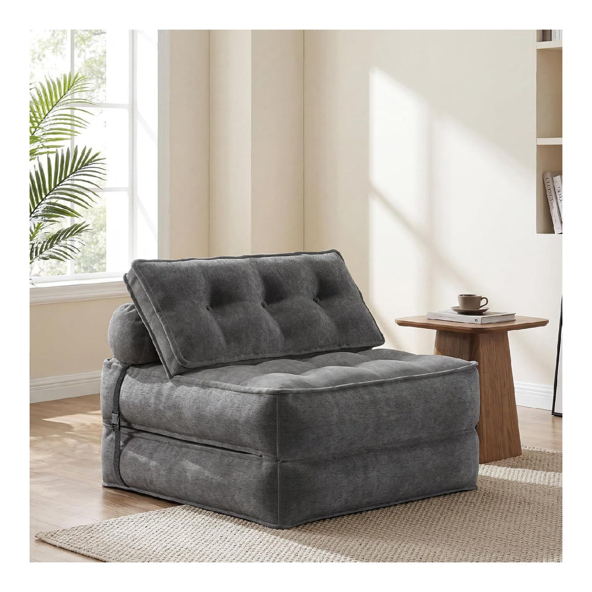 Canapes et divans pliable gris