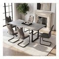 Tables avec rangement ferme structure metal gris
