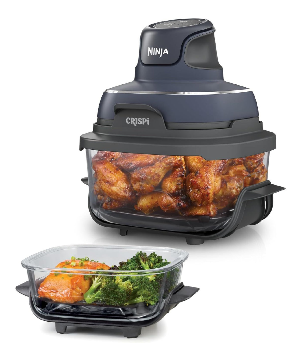 Friteuse a air chaud compact gris