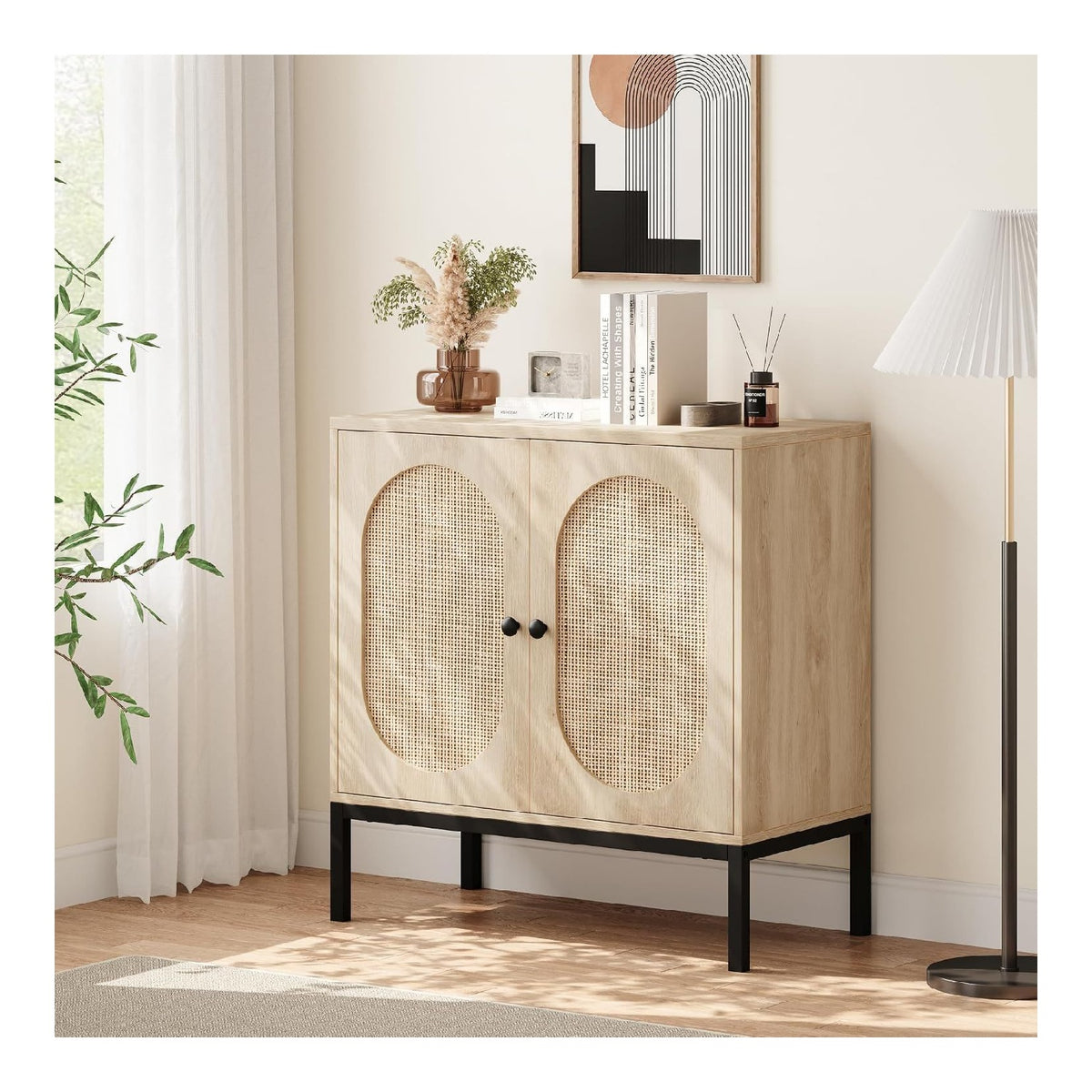 Rangements reglable avec rangement ferme naturel