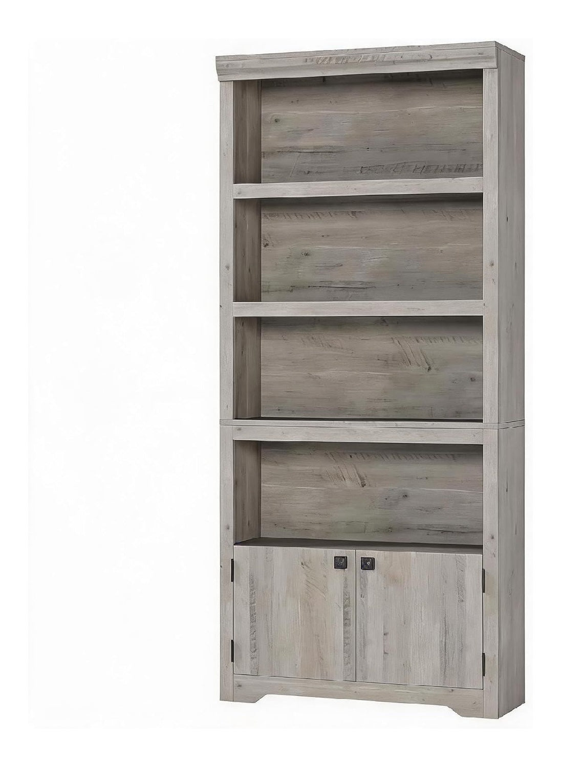 Etagere de rangement reglable avec rangement ferme naturel