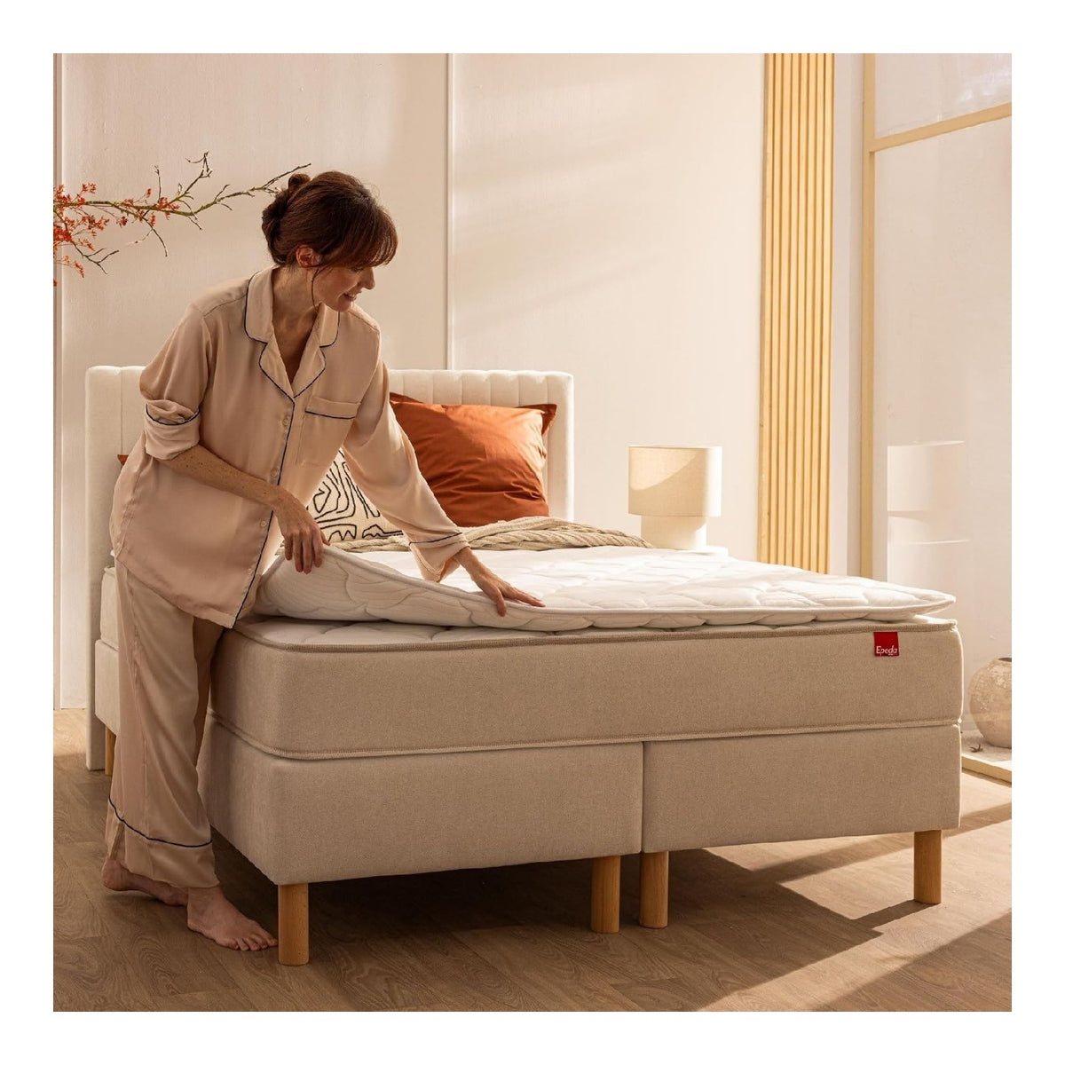 Sur-matelas noir