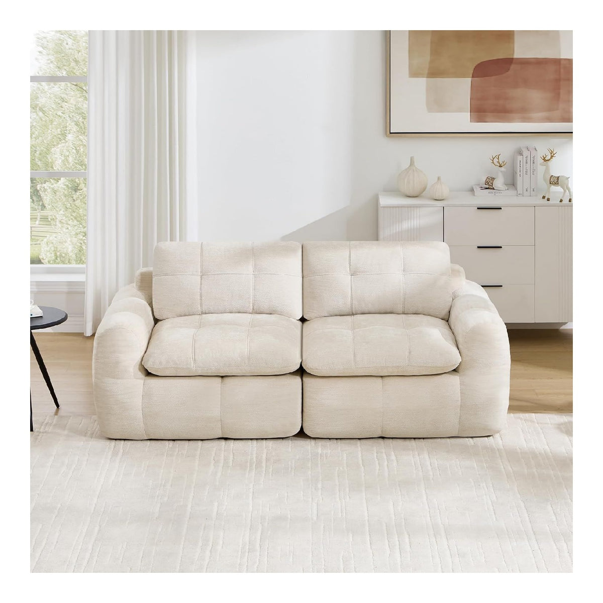 Canapes et divans structure metal beige