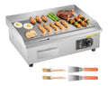 Plancha finition inox reglable inox