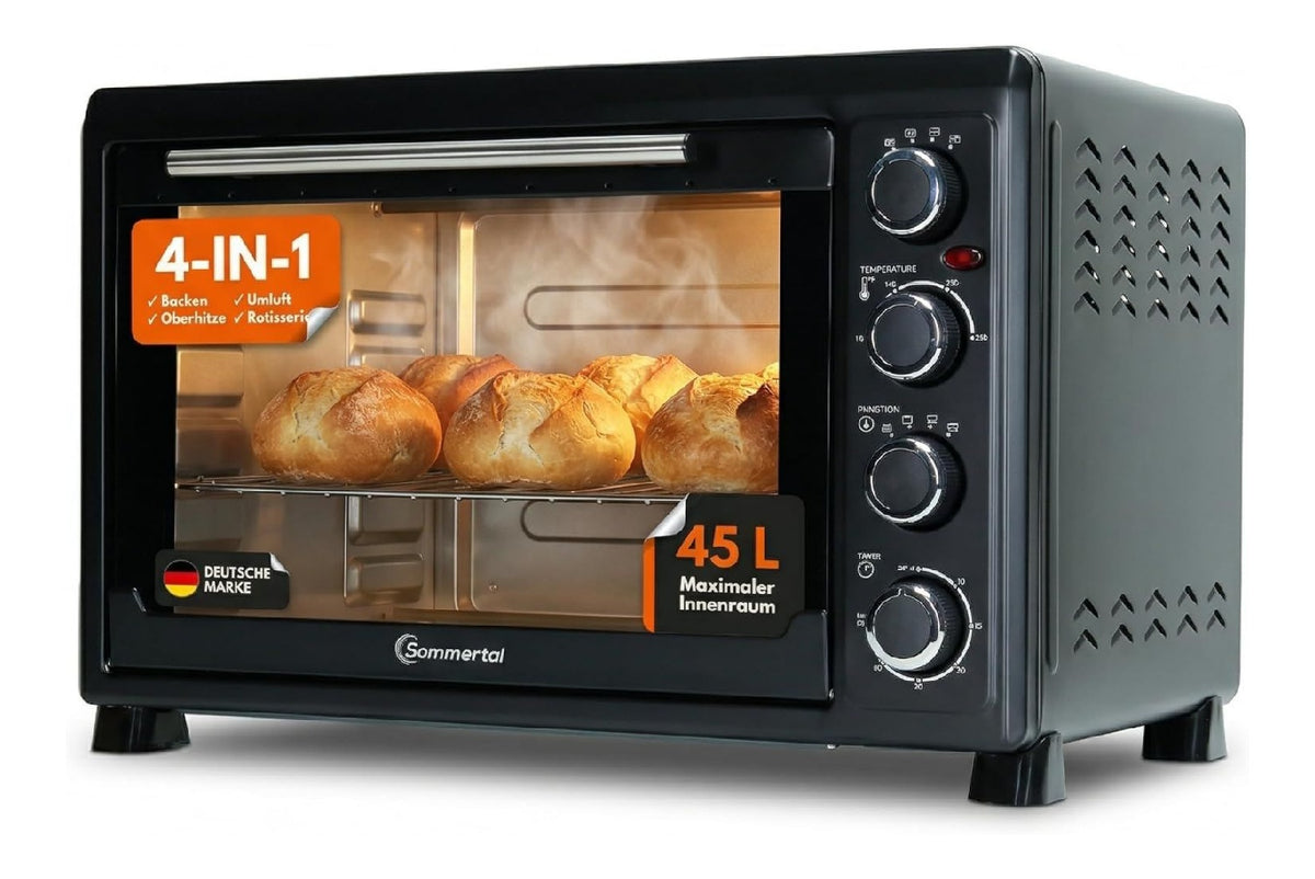 Fours grille-pain finition inox inox 45 L