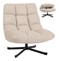Fauteuil confortable creme