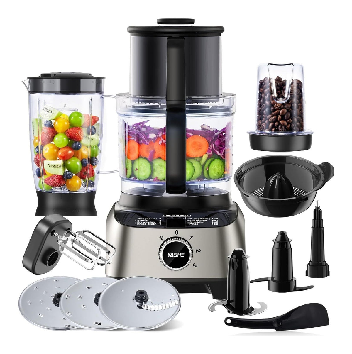 Robots multifonctions compact finition inox inox 2.5 L