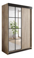 Armoire de rangement avec rangement ferme naturel