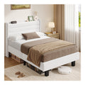 Tetes de lit structure metal blanc