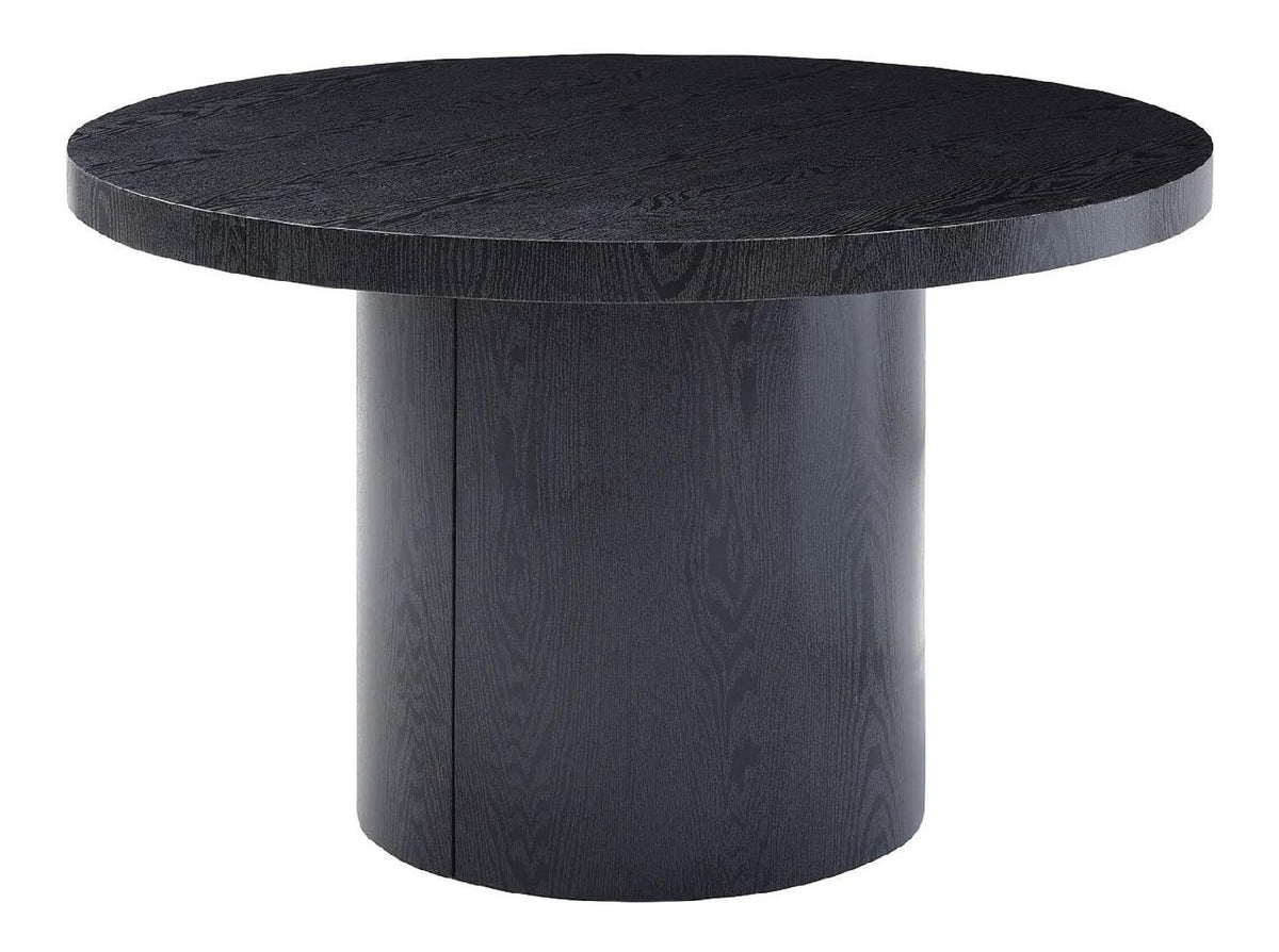 Tables avec rangement ferme finition bois noir 120 x 180 x 240 cm