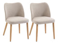 Chaise confortable reglable avec rangement ferme creme