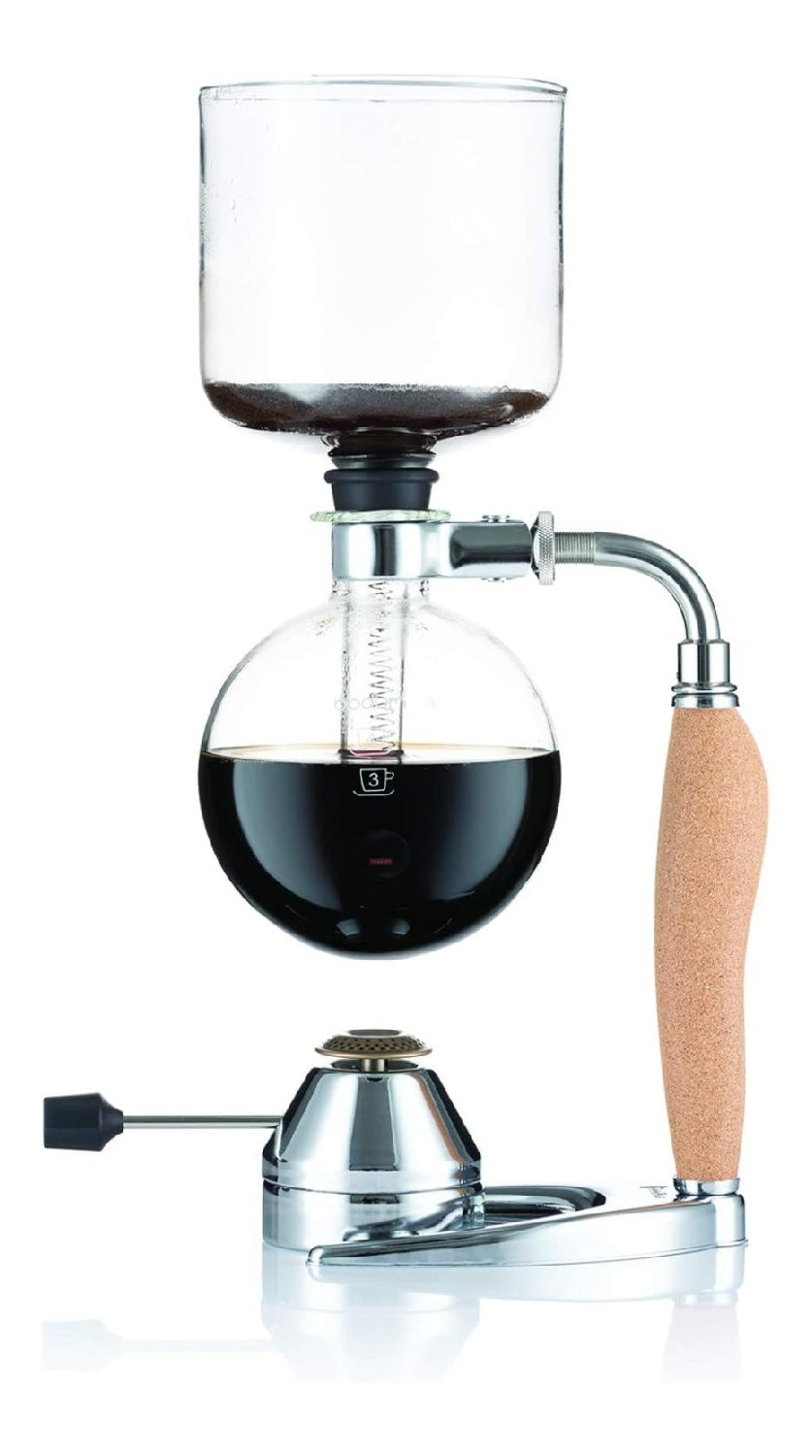 Cafetieres sous vide finition inox inox 0.5 L