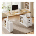 Bureau fonctionnel reglable electrique blanc