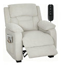 Fauteuils relaxants reglable electrique beige
