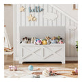 Bancs de rangement avec rangement ferme finition bois blanc