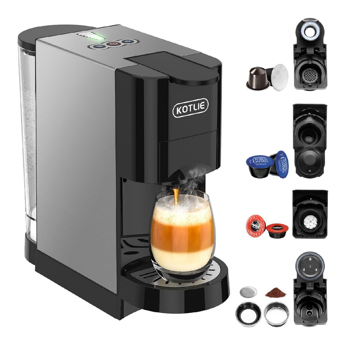 Cafetieres a capsules compact bleu
