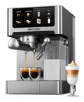 Machines expresso a vapeur finition inox inox