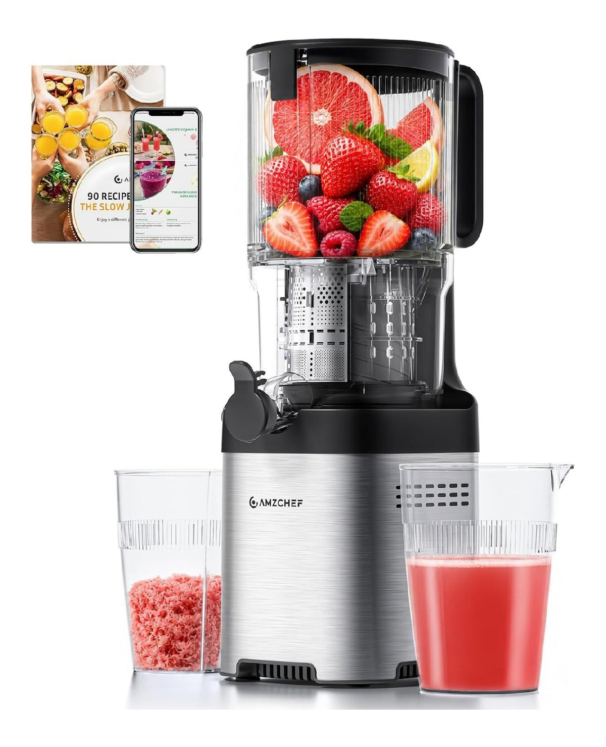 Extracteurs de jus a vis simple finition inox fonctionnement silencieux inox